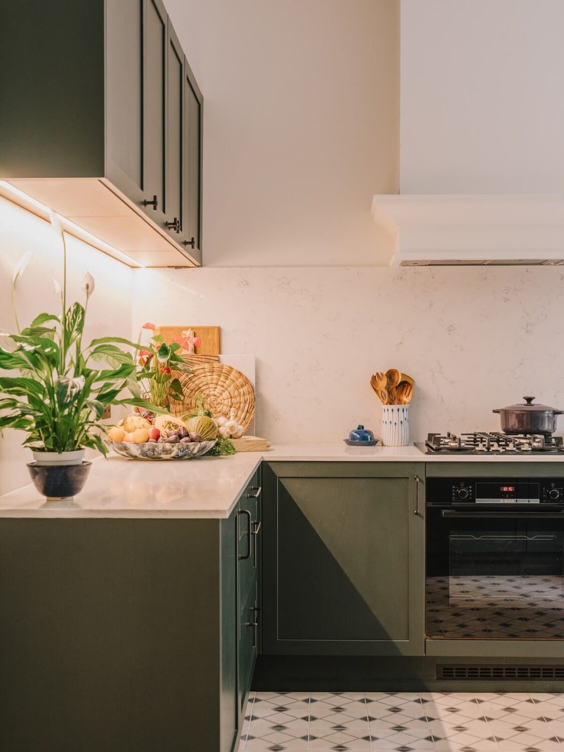 A Stunning Bespoke Kitchen by PAD and Munro Interior Design Studio 8 green kitchen pad munro interior design studio nordroom 27 A Stunning Bespoke Kitchen by PAD and Munro Interior Design Studio