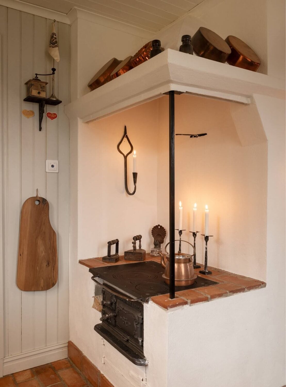 A Charming Historic Home with Views of the Lake 6 historic swedish kitchen stove