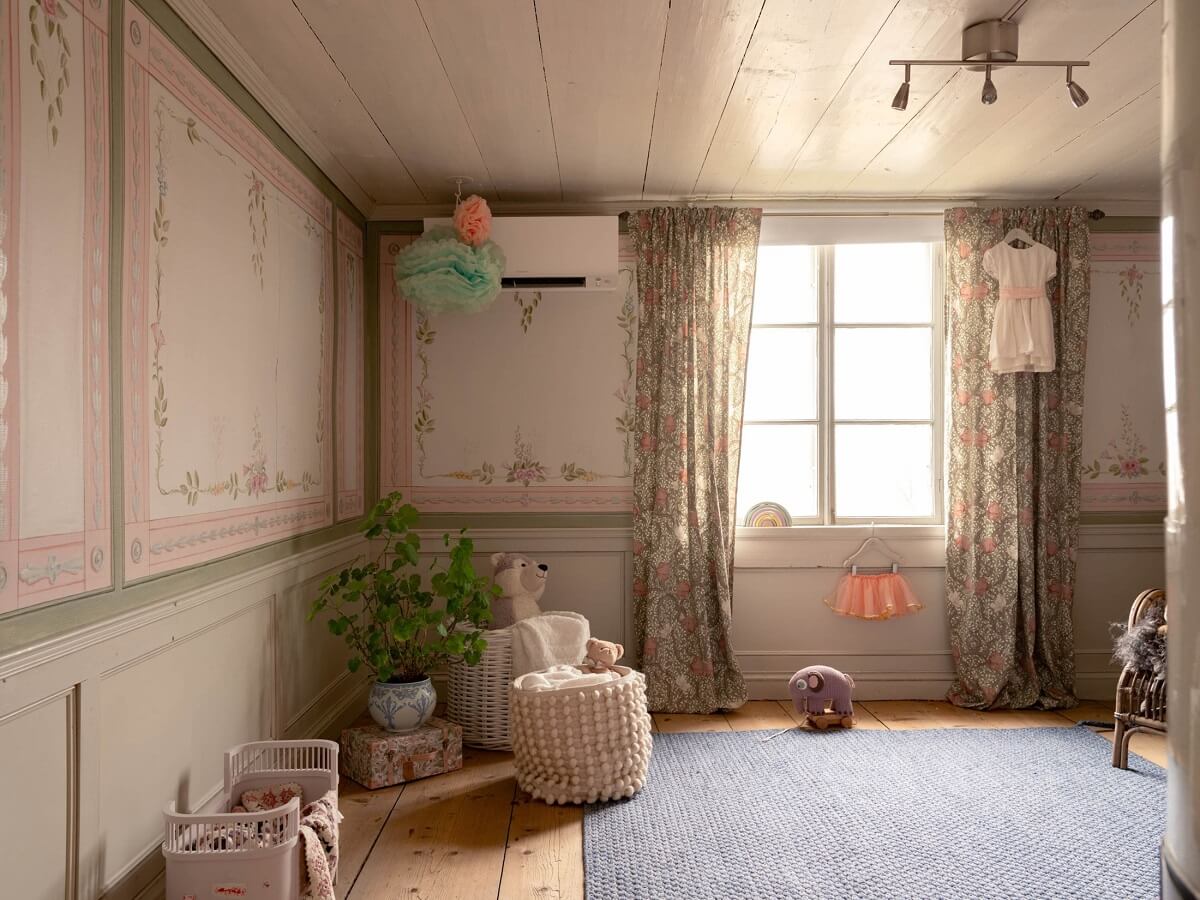 Original Character and Grand Rooms in a Swedish Country House 30 kids bedroom