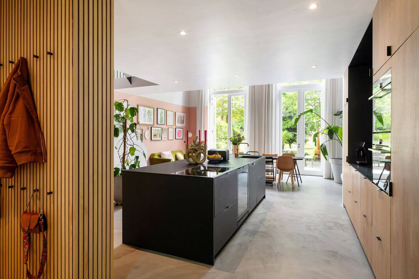 Loft Spaces in a Former School Conversion in Rotterdam 8 kitchen island