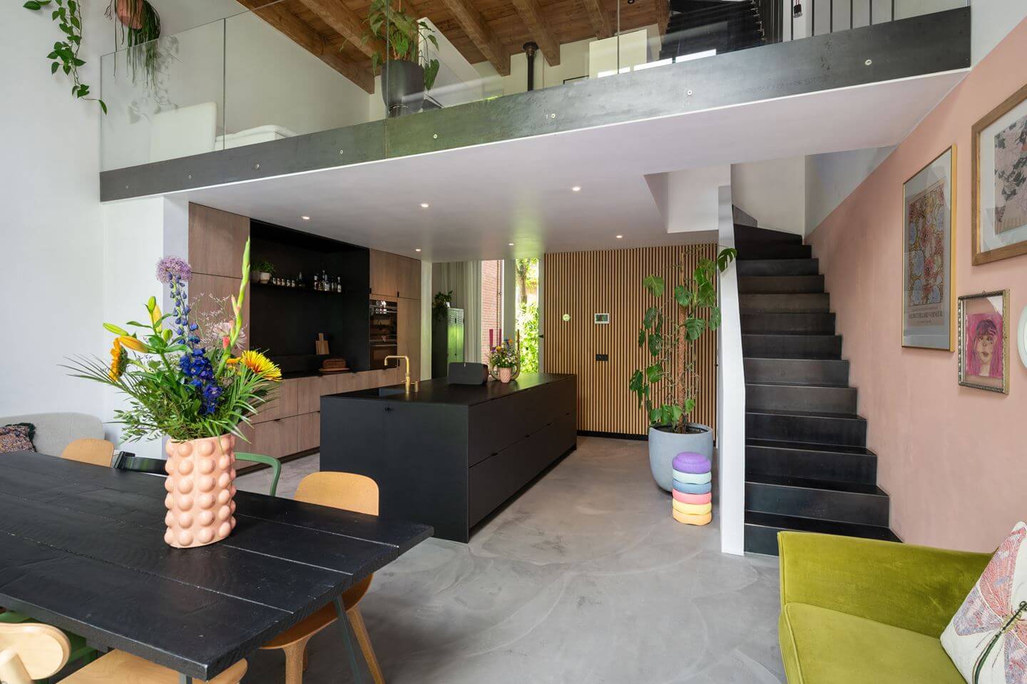 Loft Spaces in a Former School Conversion in Rotterdam 5 kitchen loft