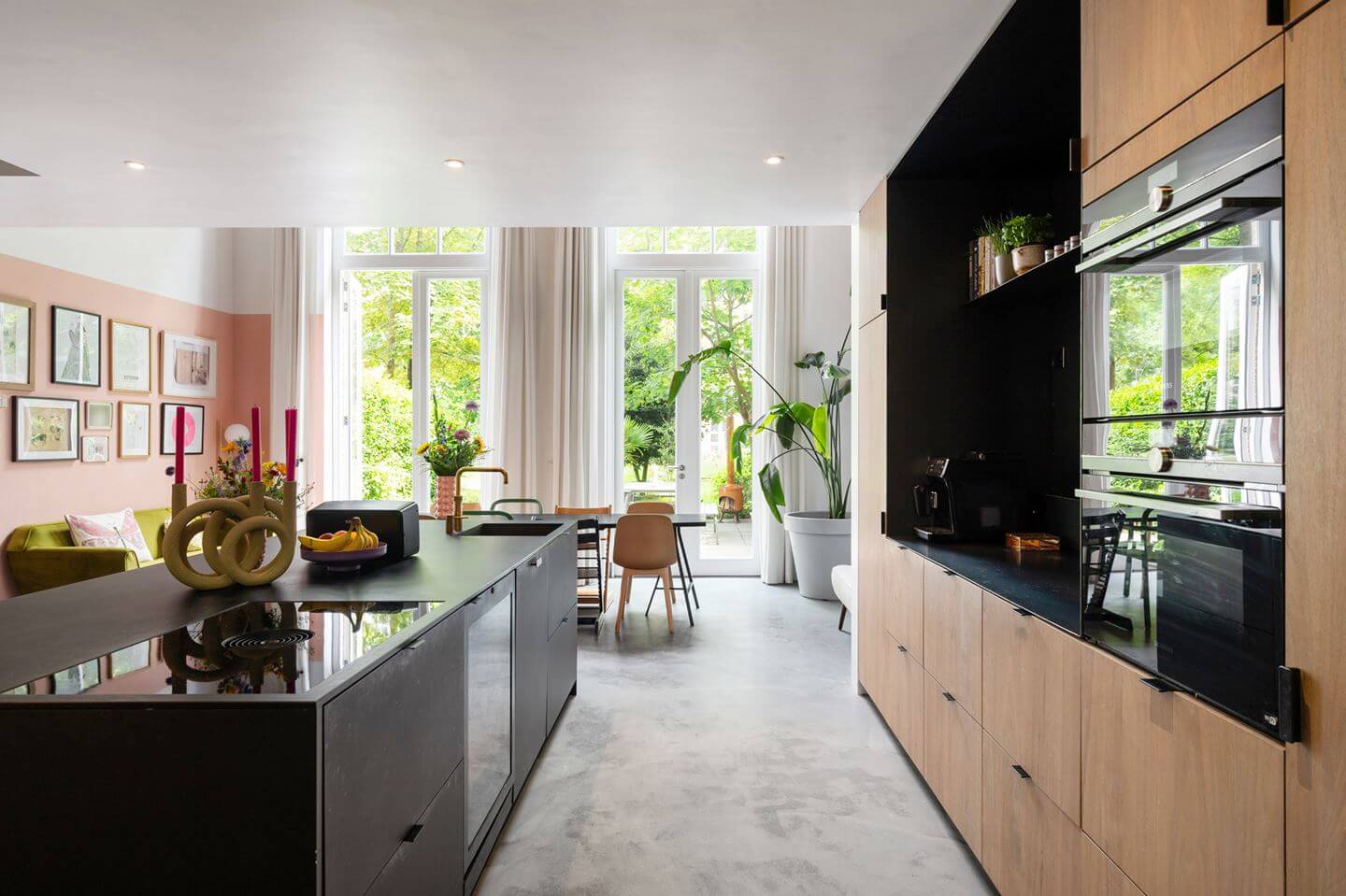 Loft Spaces in a Former School Conversion in Rotterdam 9 kitchen with island