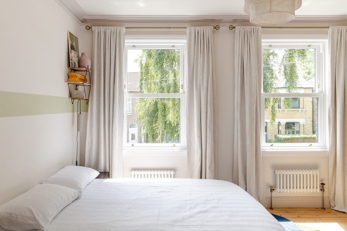 A London Terraced House with a Modern Kitchen Extension 11 light bedroom