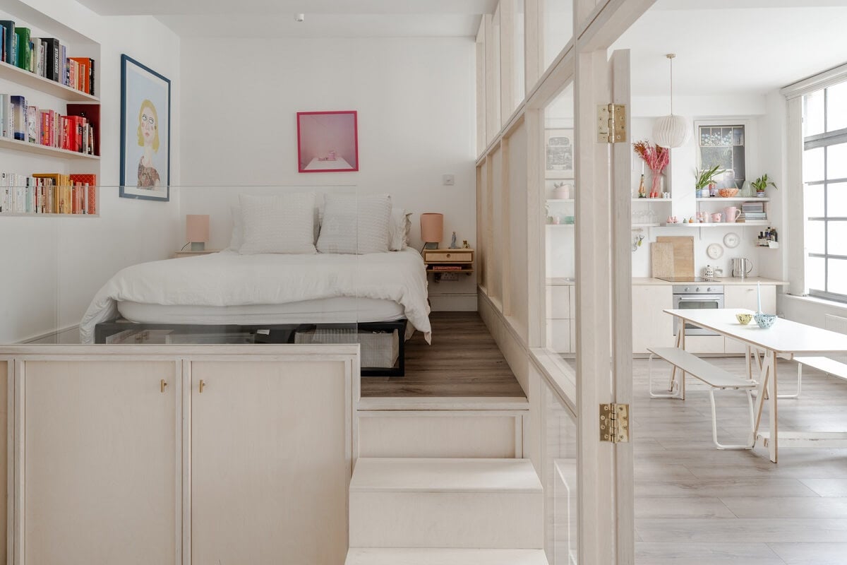 A Modern Scandinavian-Style Apartment in a Former London Mill 10 loft bedroom london apartment