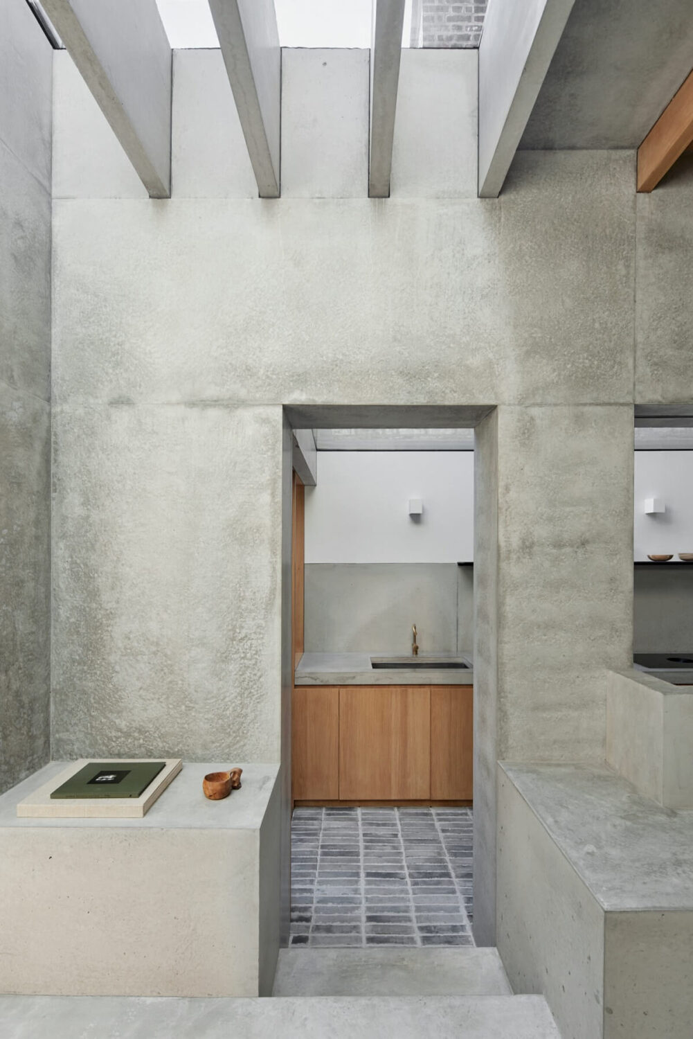 A Georgian Townhouse with a Modern Concrete Extension 13 modern concrete kitchen