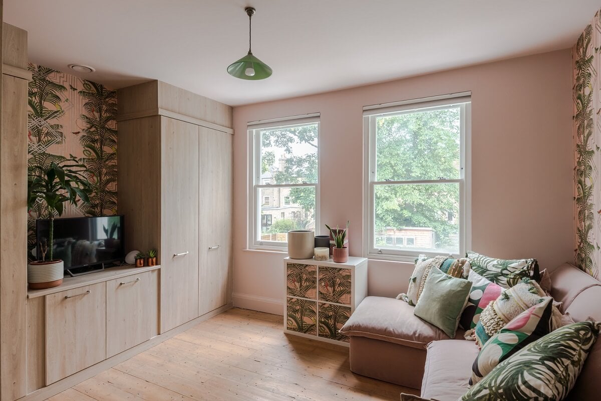 A London Home with an Oak-Framed Glazed Extension 12 sitting room