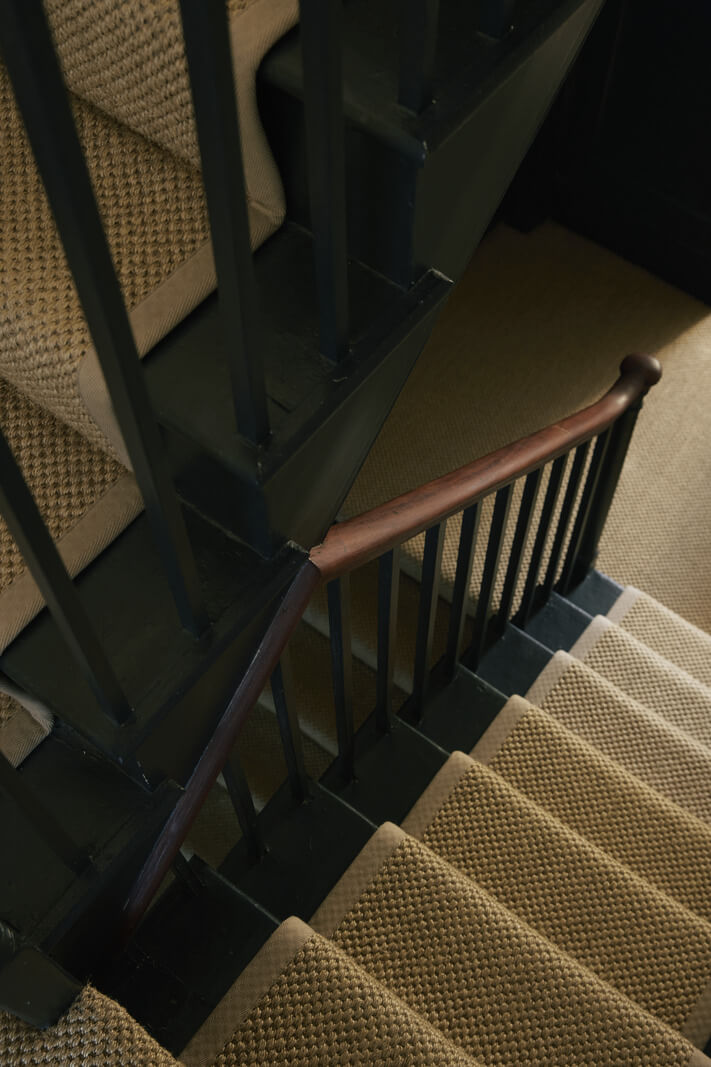 A Georgian Townhouse with a Modern Concrete Extension 22 staircase