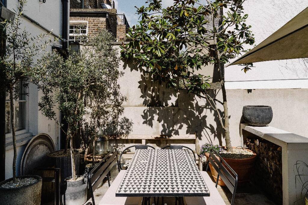 A Historic London Home with Contemporary Interiors 9 terrace