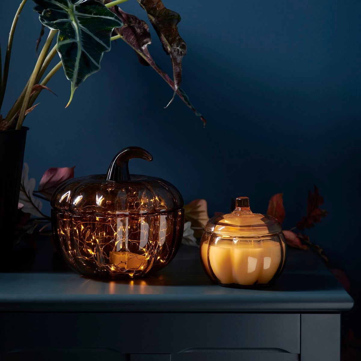 IKEA HÖSTAGILLE: A Fall Collection with Halloween Decorations 2024 19 IKEA_HOSTAGILLE_glass storage box with lid