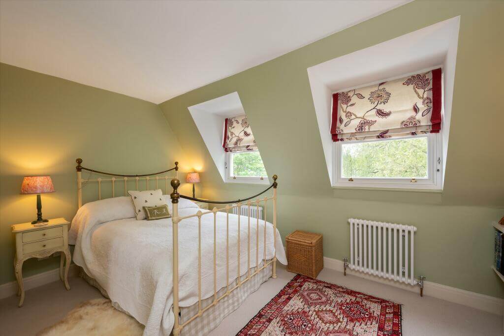 Cottage-style Interiors in a London Family Home 18 attic bedroom