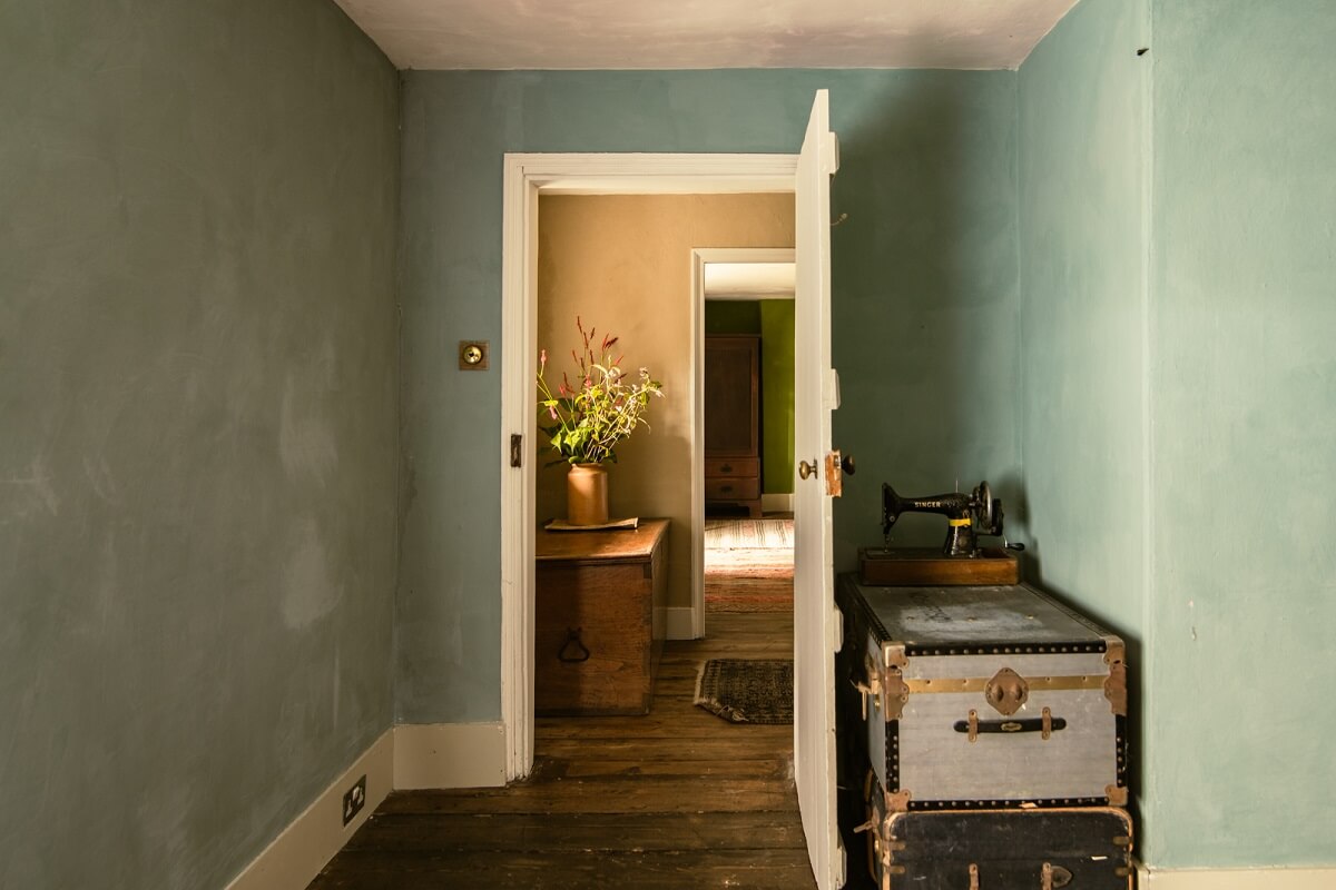 A Yellow Farmhouse with Bold Color Pops in Wales 15 bedroom