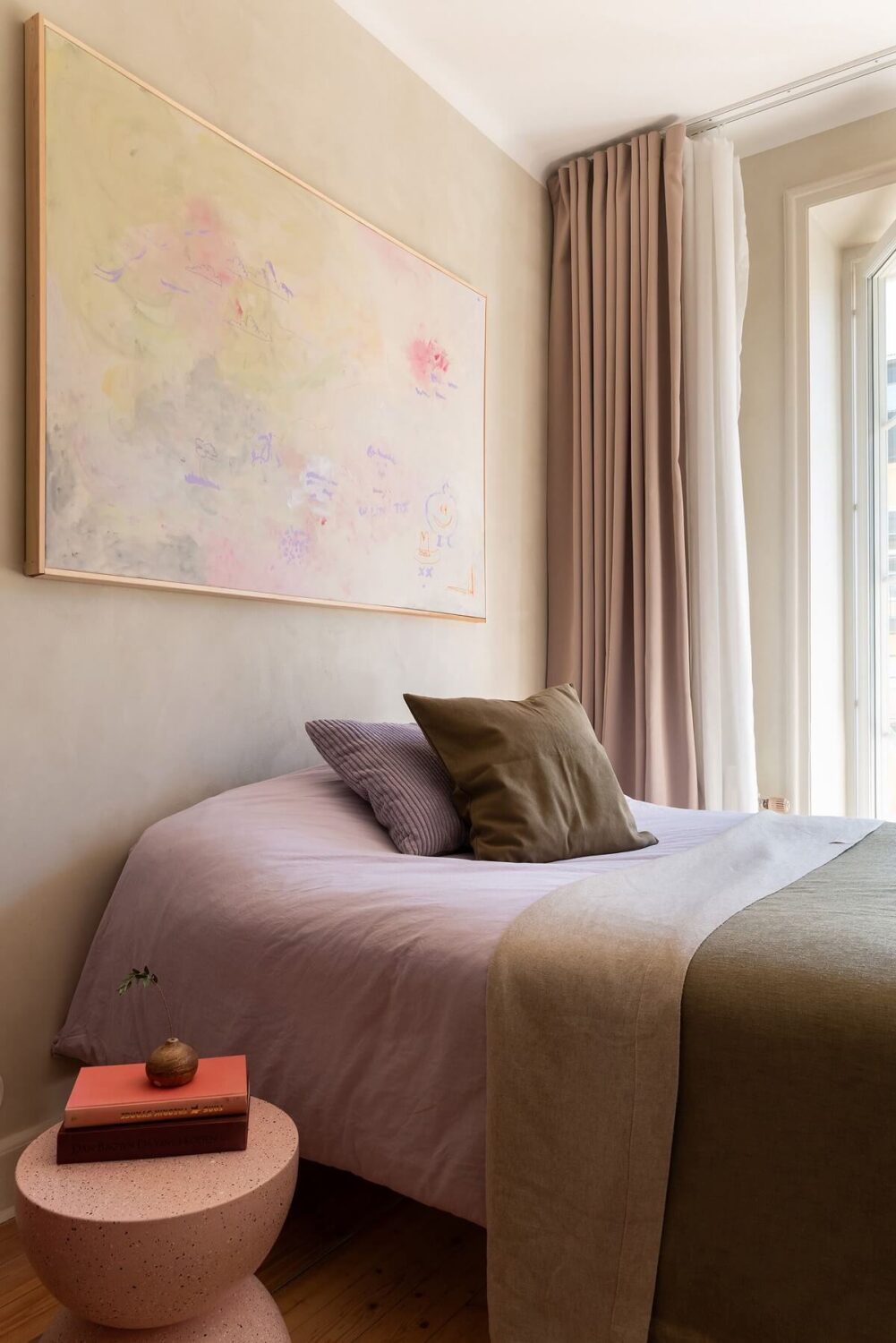 A Renovated Stockholm Apartment with Subtle Color Details 18 bedroom