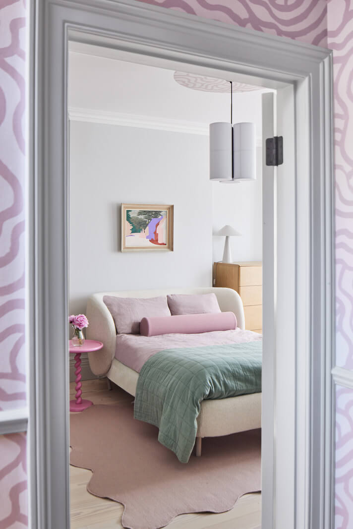 A London Family Home Decorated in Pastel Colors 19 bedroom decorated in pastel tones nordroom