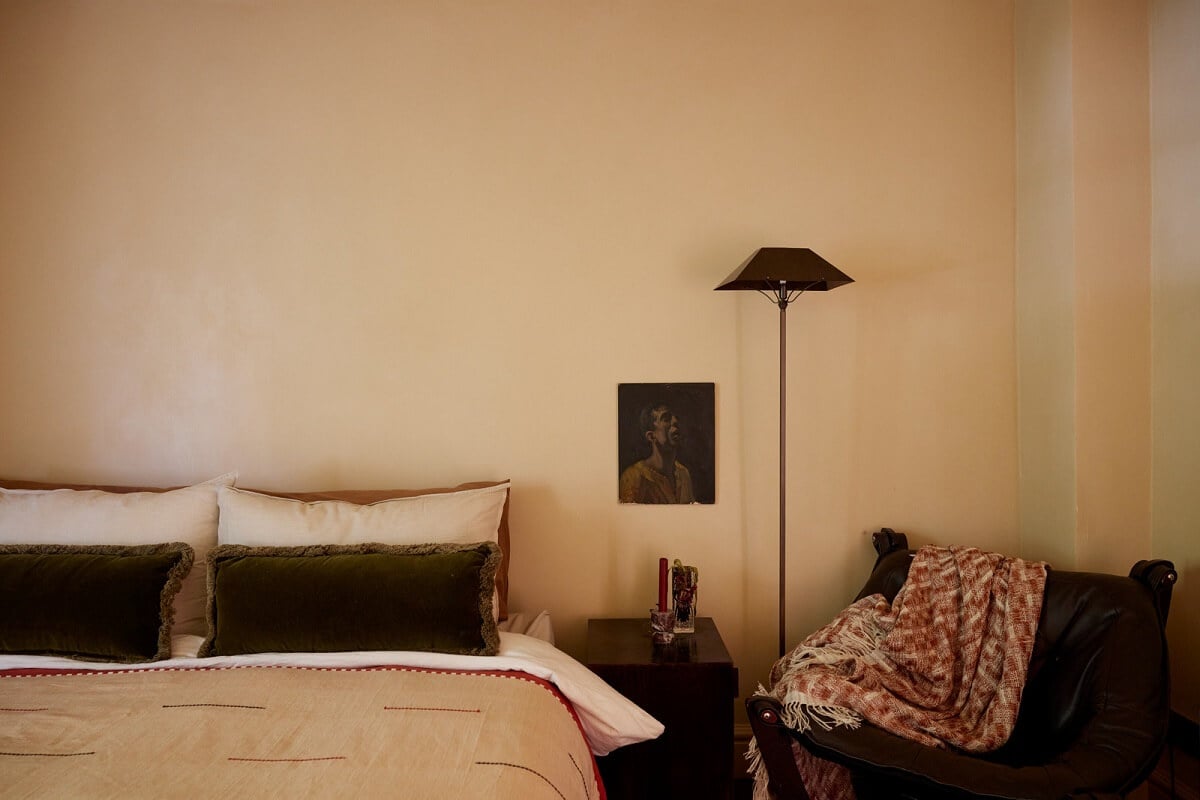 A Charming London House with an Ochre Yellow Bedroom 13 bedroom earthy shades