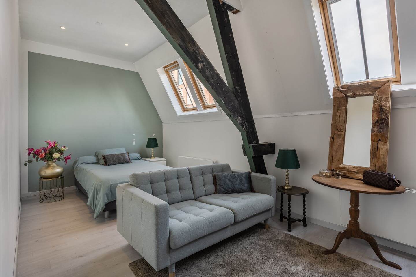A Beautiful Loft Style Home in a Former Dutch Factory 11 bedroom with sofa