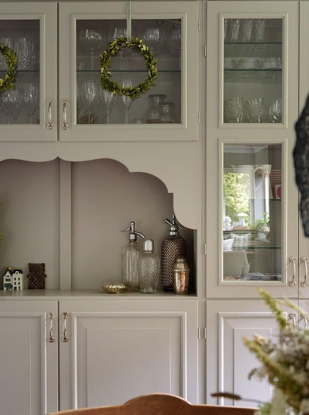 A Beautiful Family Home in a Grand 1930s Villa in Sweden 4 built in kitchen cupboard