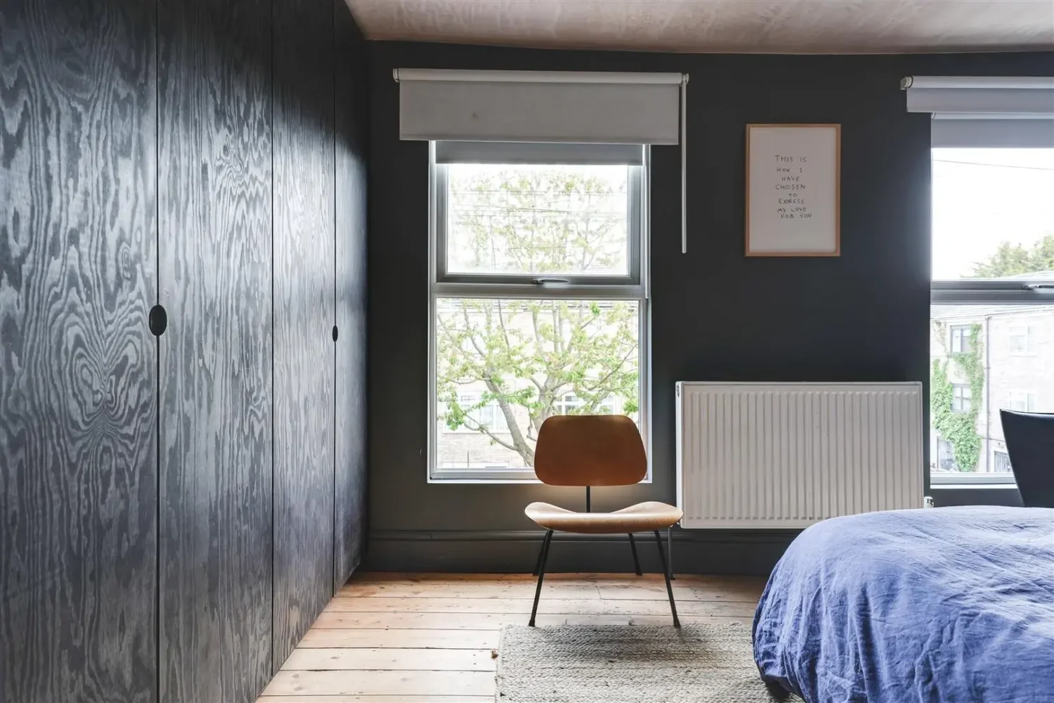 Open-Plan Rooms and Modern Furnishings in a London Home 16 built in wardrobes