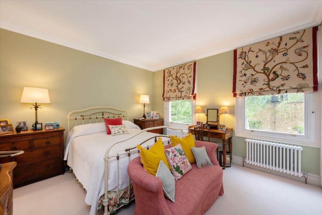Cottage-style Interiors in a London Family Home 12 cottage style bedroom