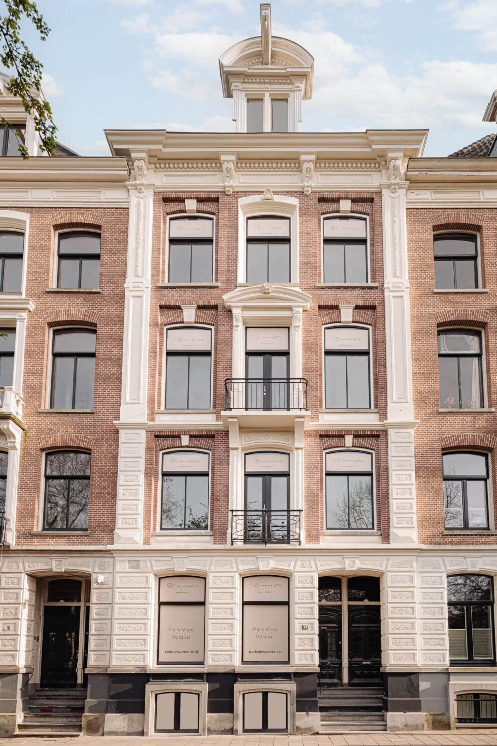 A Luxurious Duplex Apartment in Amsterdam 13 facade amsterdam apartment A Luxurious Duplex Apartment in Amsterdam