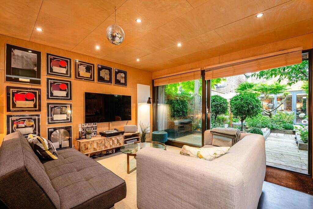 An Open Plan Victorian House with a Lush Green Garden 15 garden shed An Open Plan Victorian House with a Lush Green Garden