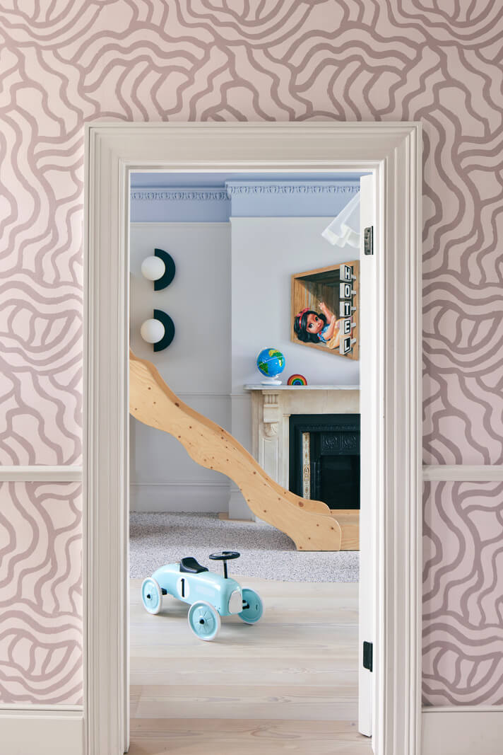 A London Family Home Decorated in Pastel Colors 15 graphic wallpaper
