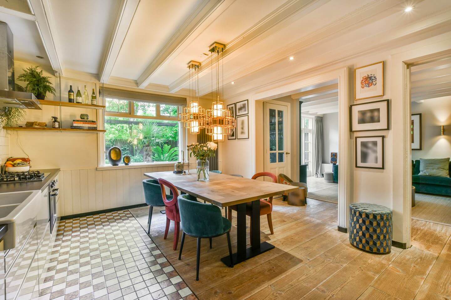 Cozy Country Style in an Amsterdam Family Townhouse 6 kitchen