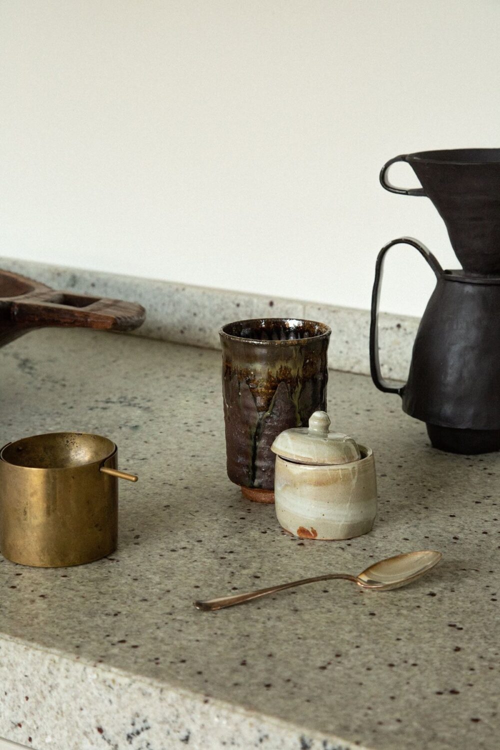 Historic Character and Timeless Elegant Interiors in a Restored Belgian Villa 14 kitchen worktop detail Historic Character and Timeless Elegant Interiors in a Restored Belgian Villa