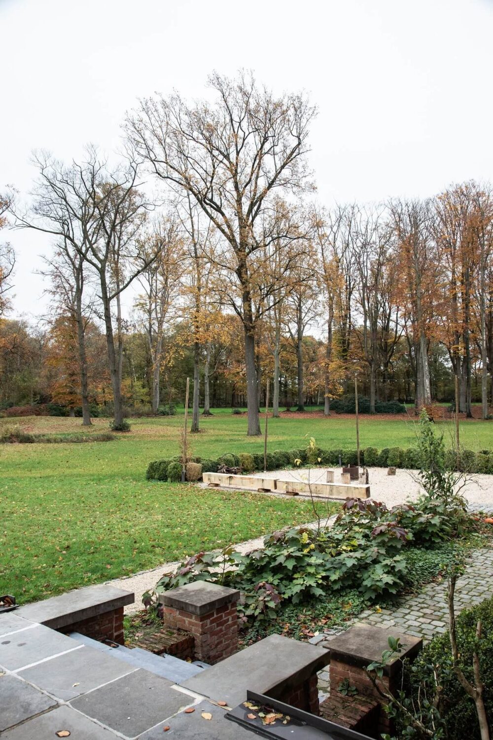 Historic Character and Timeless Elegant Interiors in a Restored Belgian Villa 36 landscaped garden belgian villa nordroom Historic Character and Timeless Elegant Interiors in a Restored Belgian Villa