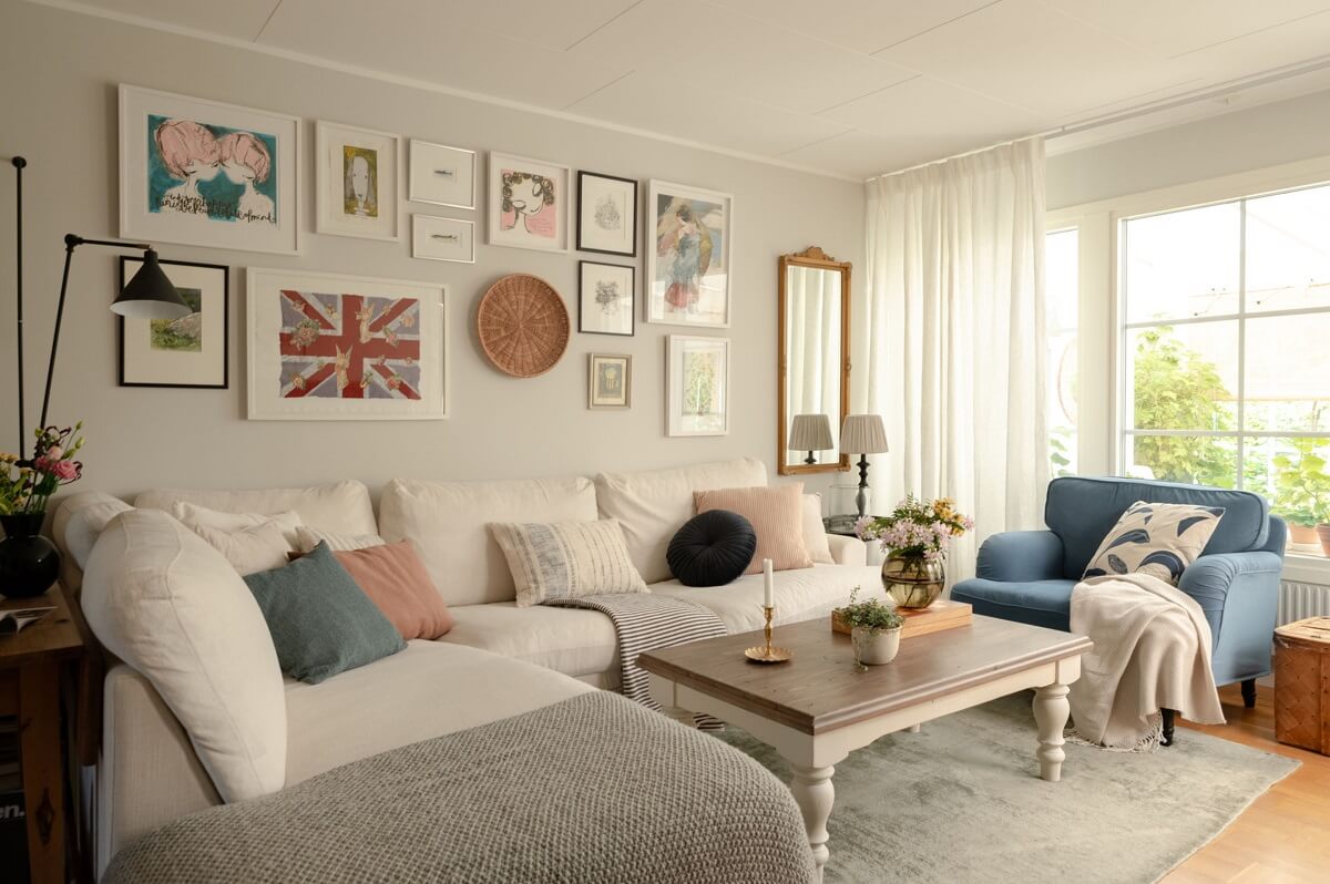 A Swedish Family Home with a Lovely Garden Room 2 light sitting room