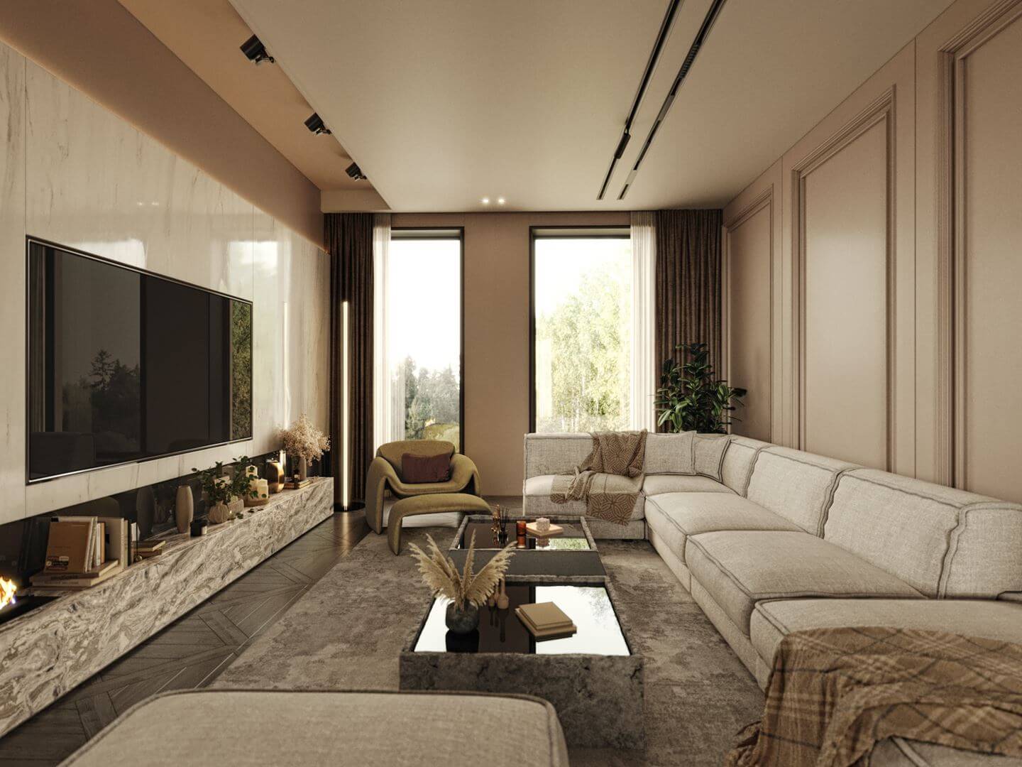 A Luxurious Duplex Apartment in Amsterdam 2 luxurious hotel style living room A Luxurious Duplex Apartment in Amsterdam