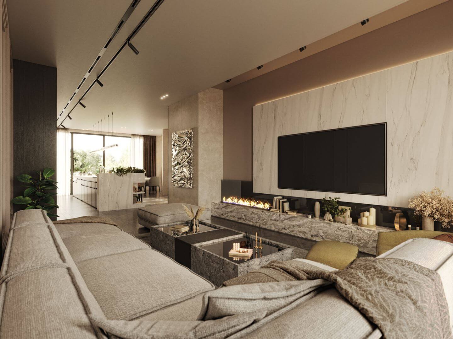 A Luxurious Duplex Apartment in Amsterdam 1 luxurious living room A Luxurious Duplex Apartment in Amsterdam