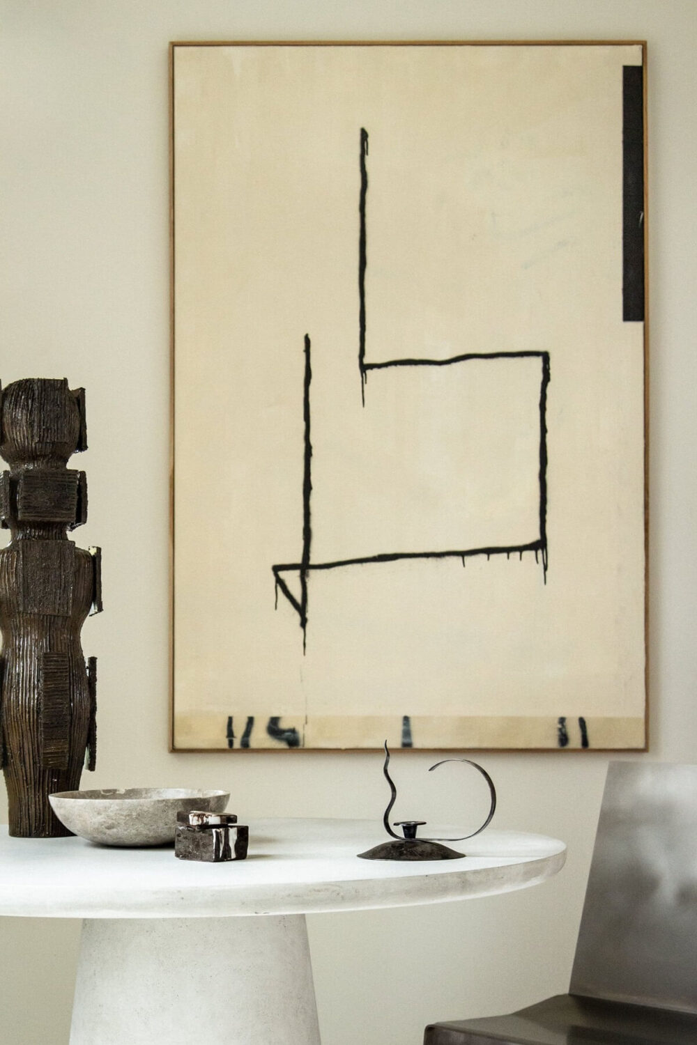 Historic Character and Timeless Elegant Interiors in a Restored Belgian Villa 13 modern art