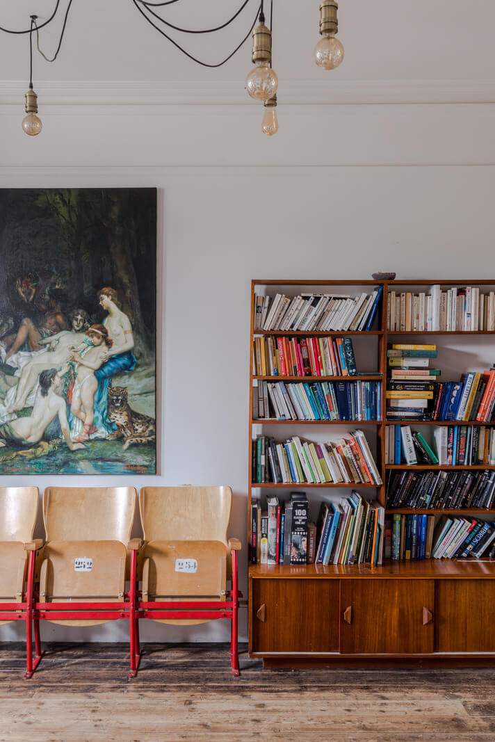 Pared-Back Interiors in a Late Victorian House 5 vintage living room