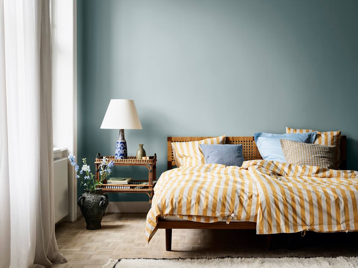 Jotun LADY Color Palette 2025: Nuances 7 JOTUN LADY 6236 Darjeeling 9918 Klassisk Hvit liggende