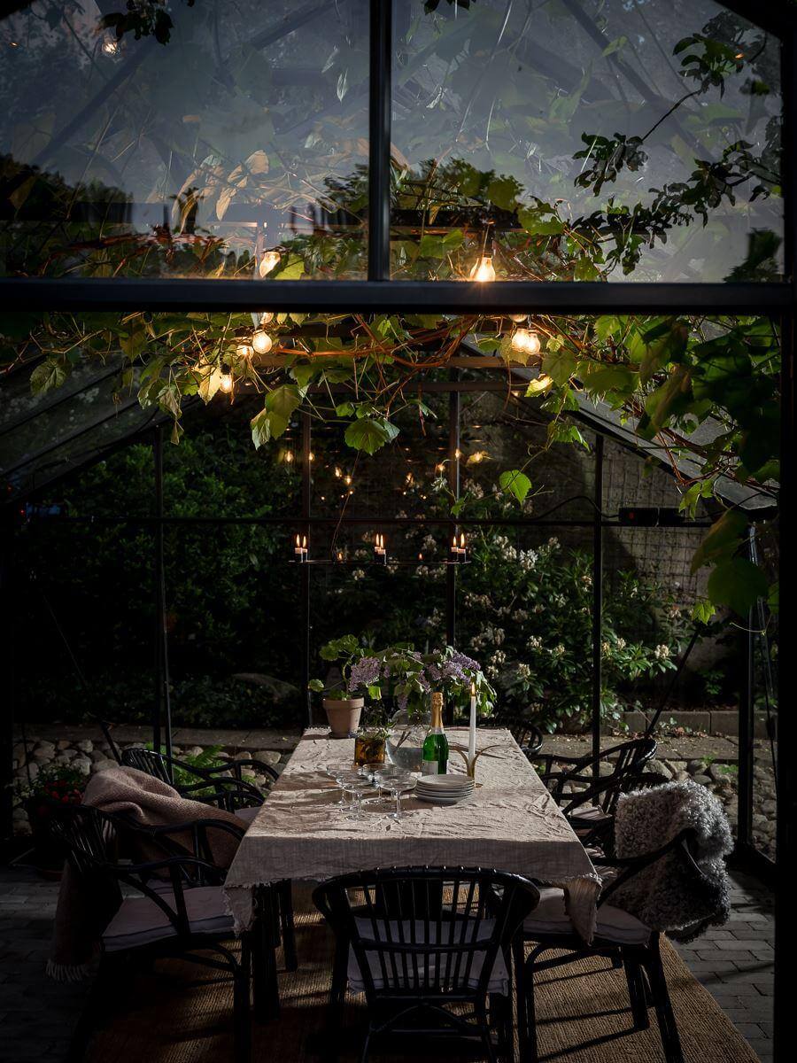 A Beautiful Renovated Maisonette Home with a Calm Color Palette 32 communal garden dining table