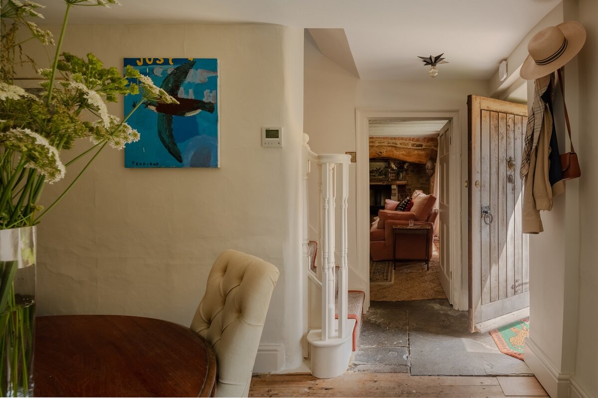 A Charming English Cottage with Historic Details 8 dining room