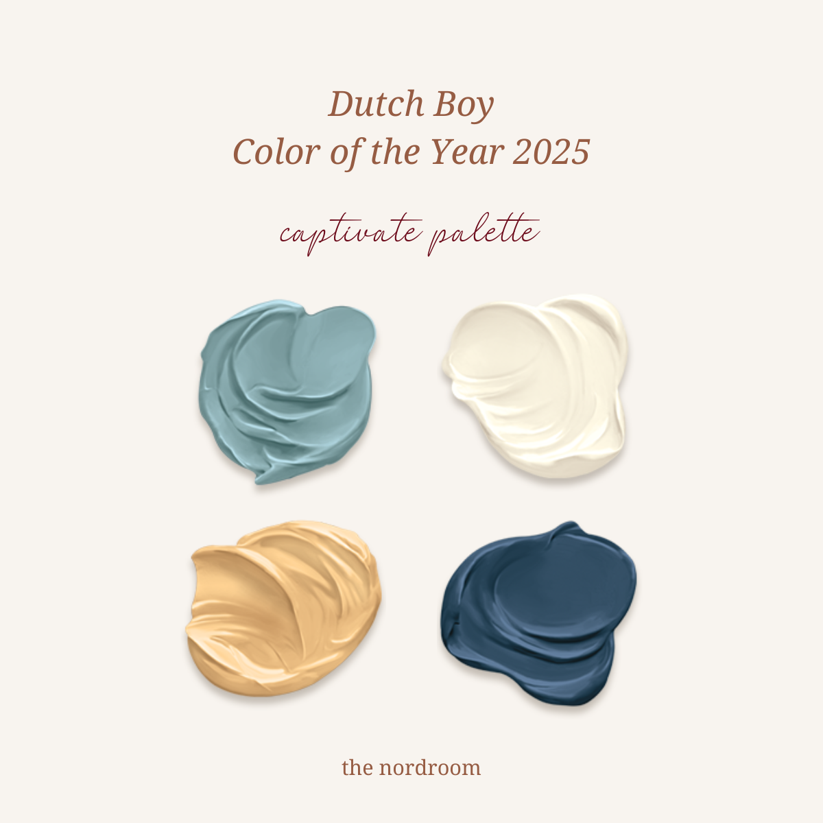 Dutch Boy Color of the Year 2025: Mapped Blue 11 dutch boy captivate color palette 2025 nordroom Dutch Boy Color of the Year 2025: Mapped Blue