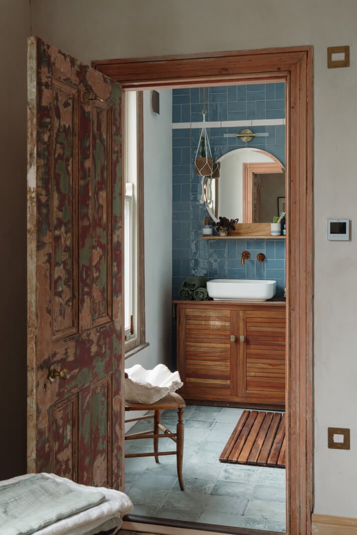 Pared Back Interiors in an English Home in Kent 25 en suite bathroom