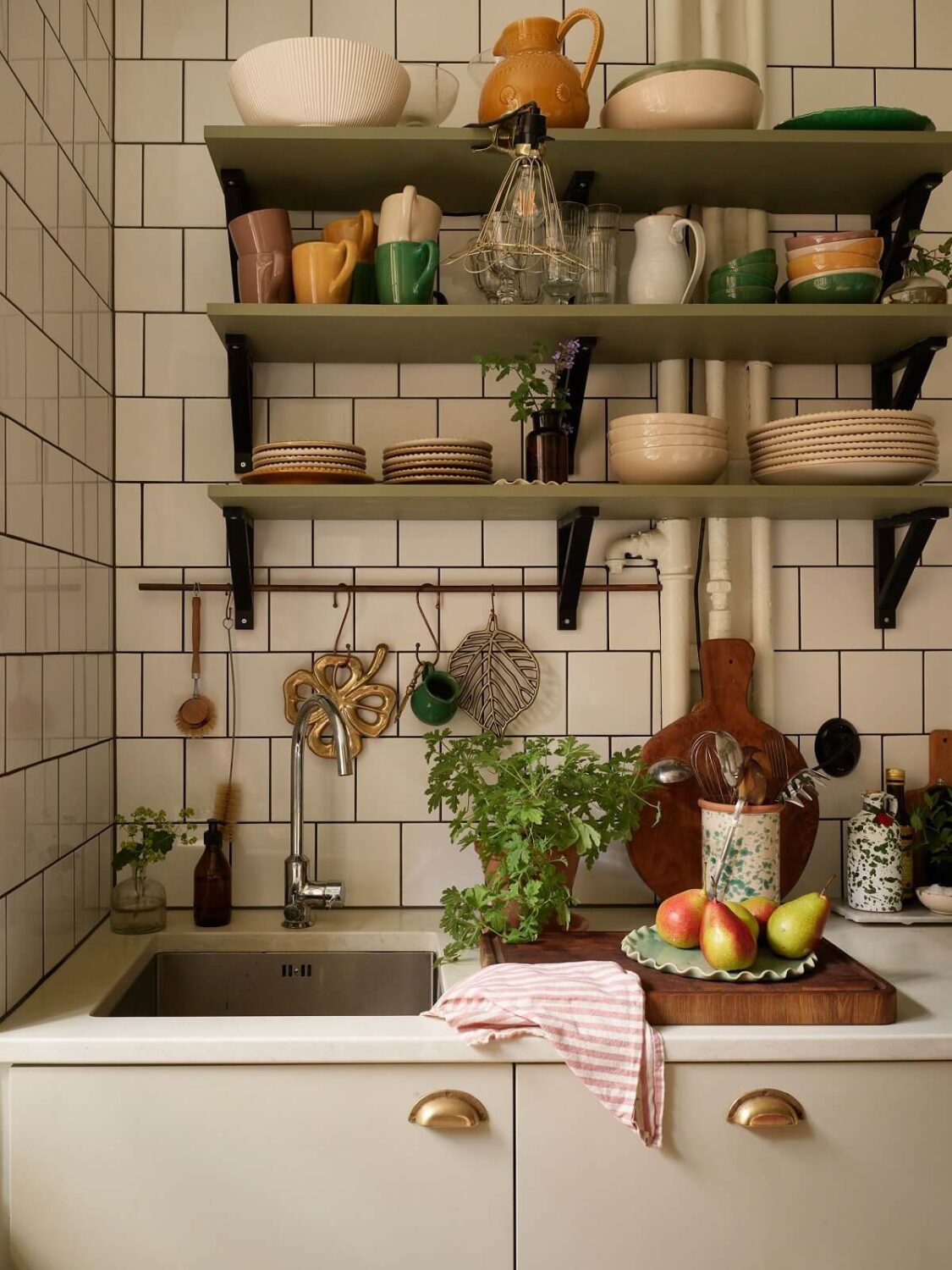 Best of 2024: Kitchens 23 green kitchen shelves nordroom