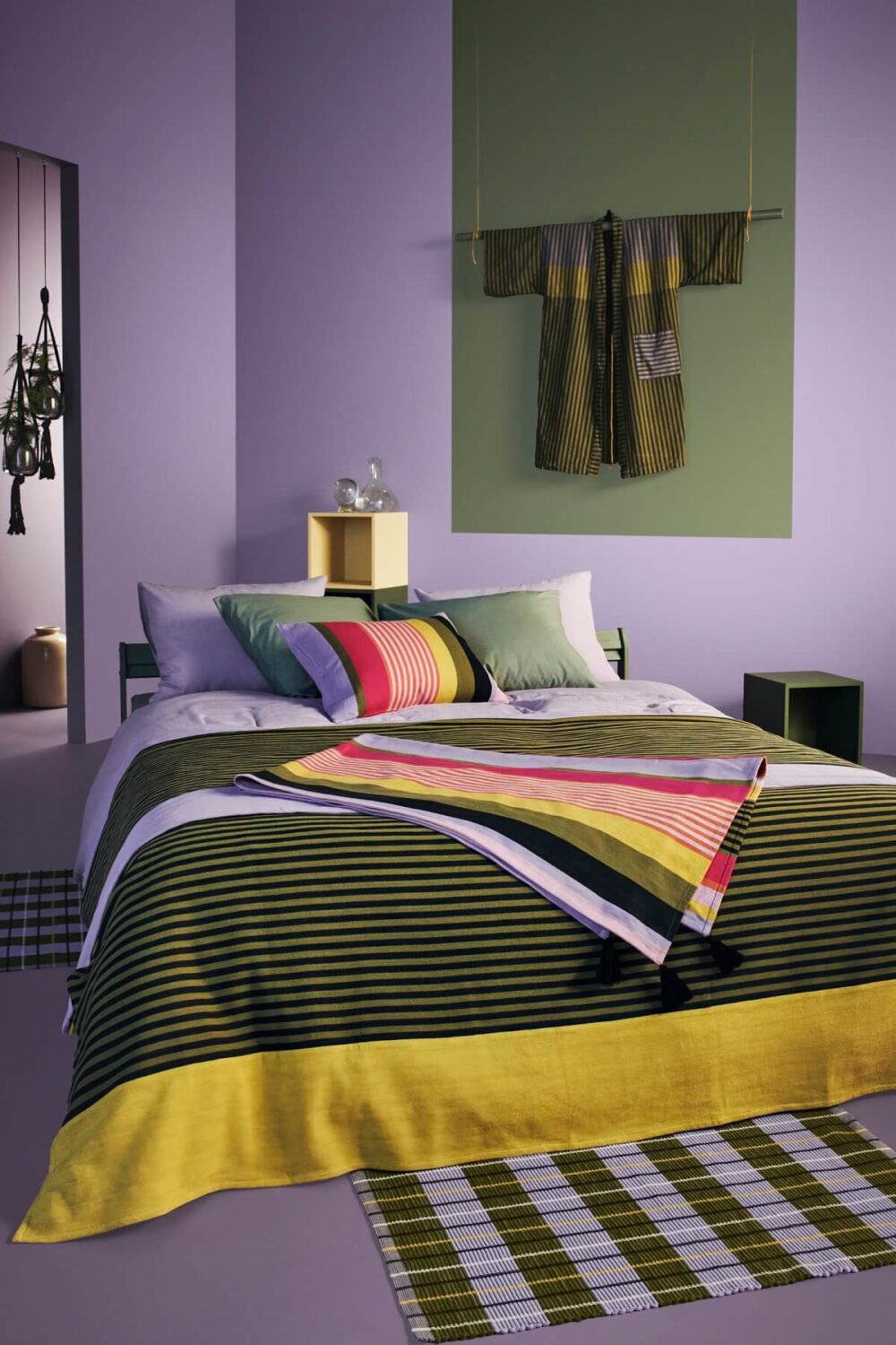IKEA MÄVINN: A Vibrant Handmade Home Décor Collection 4 ikea mävinn collection colorful bedroom nordroom