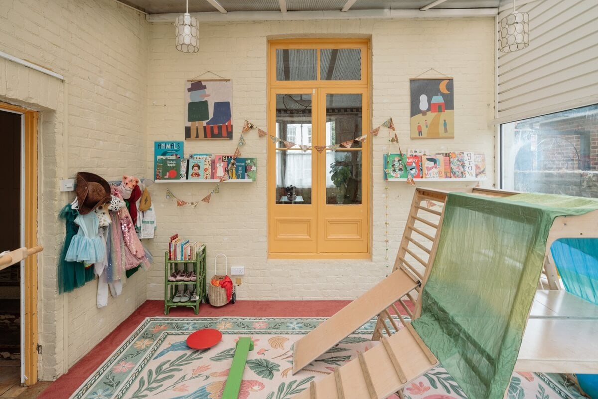 Pared Back Interiors in an English Home in Kent 18 kids playroom