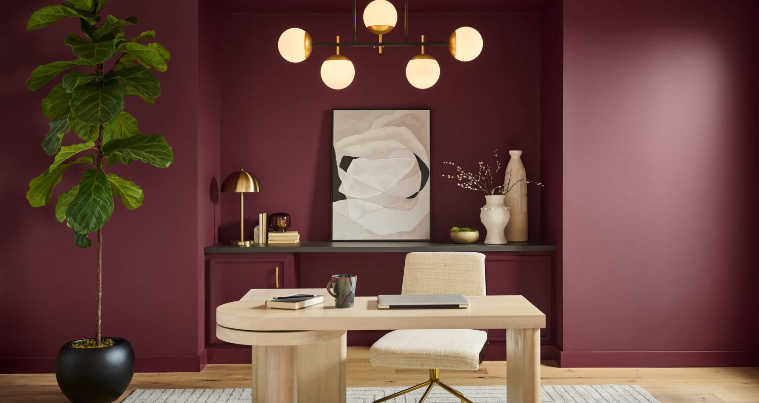 Behr's Color of the Year 2025 is Bold, Warm, and RED 5 office Behr's Color of the Year 2025 is Bold, Warm, and RED