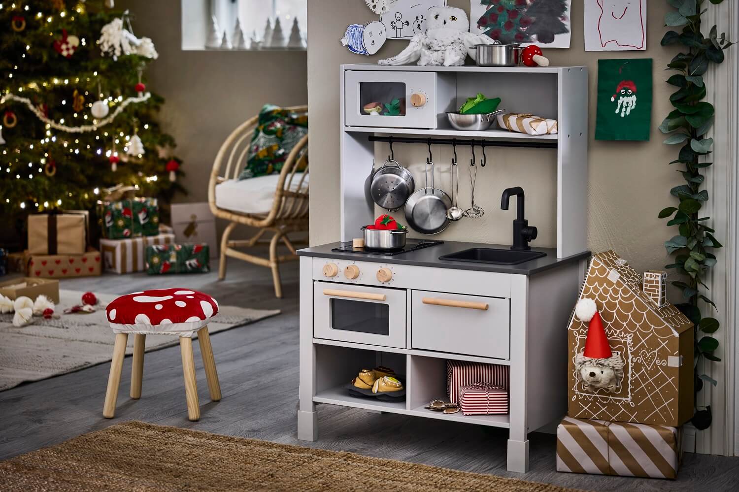 IKEA Christmas Collection 2024: A Magical Holiday Season 51 play-kitchen-ikea-christmas-collection-2024-nordroom