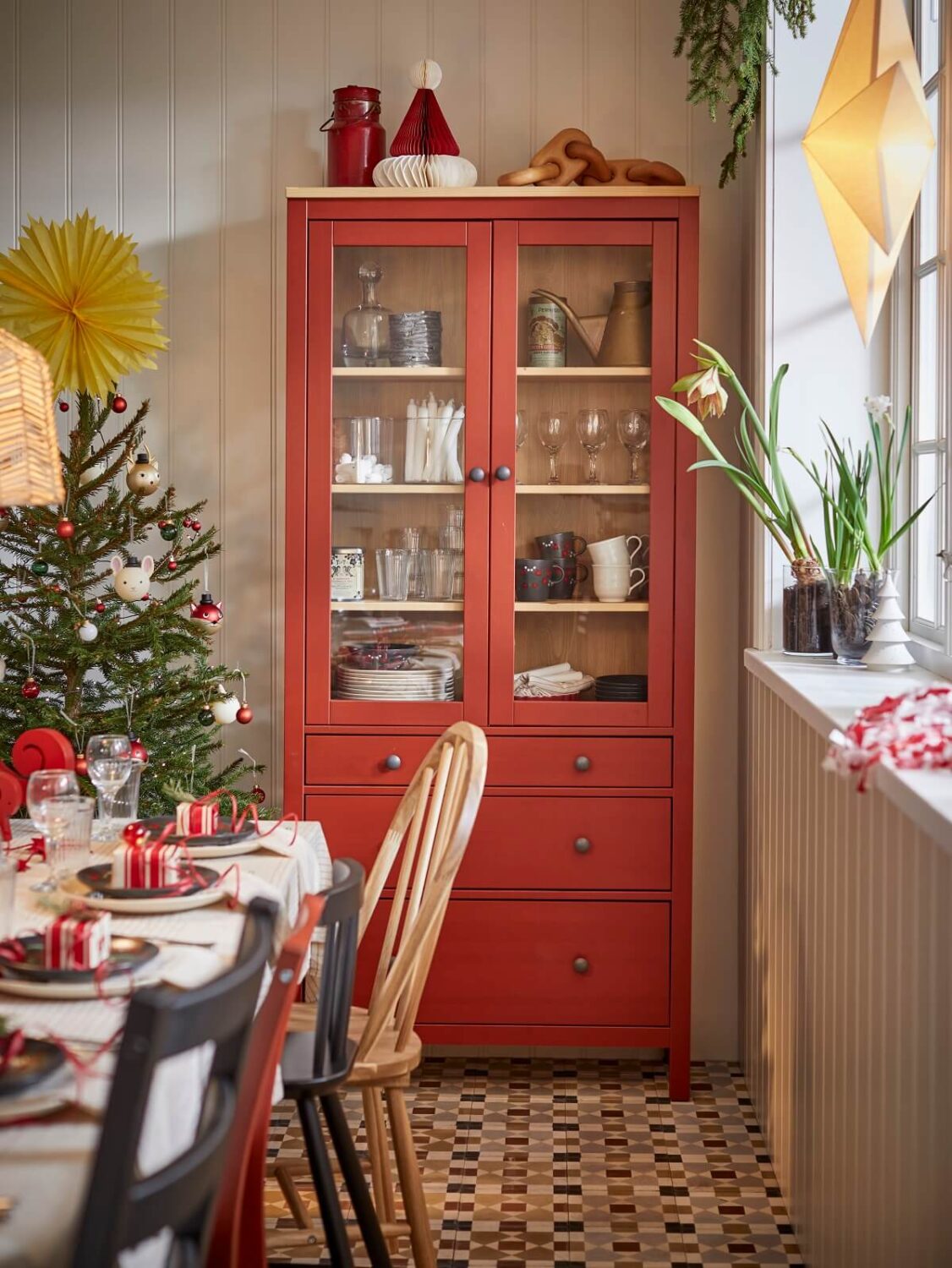 IKEA Christmas Collection 2024: A Magical Holiday Season 39 red cabinet ikea christmas 2024