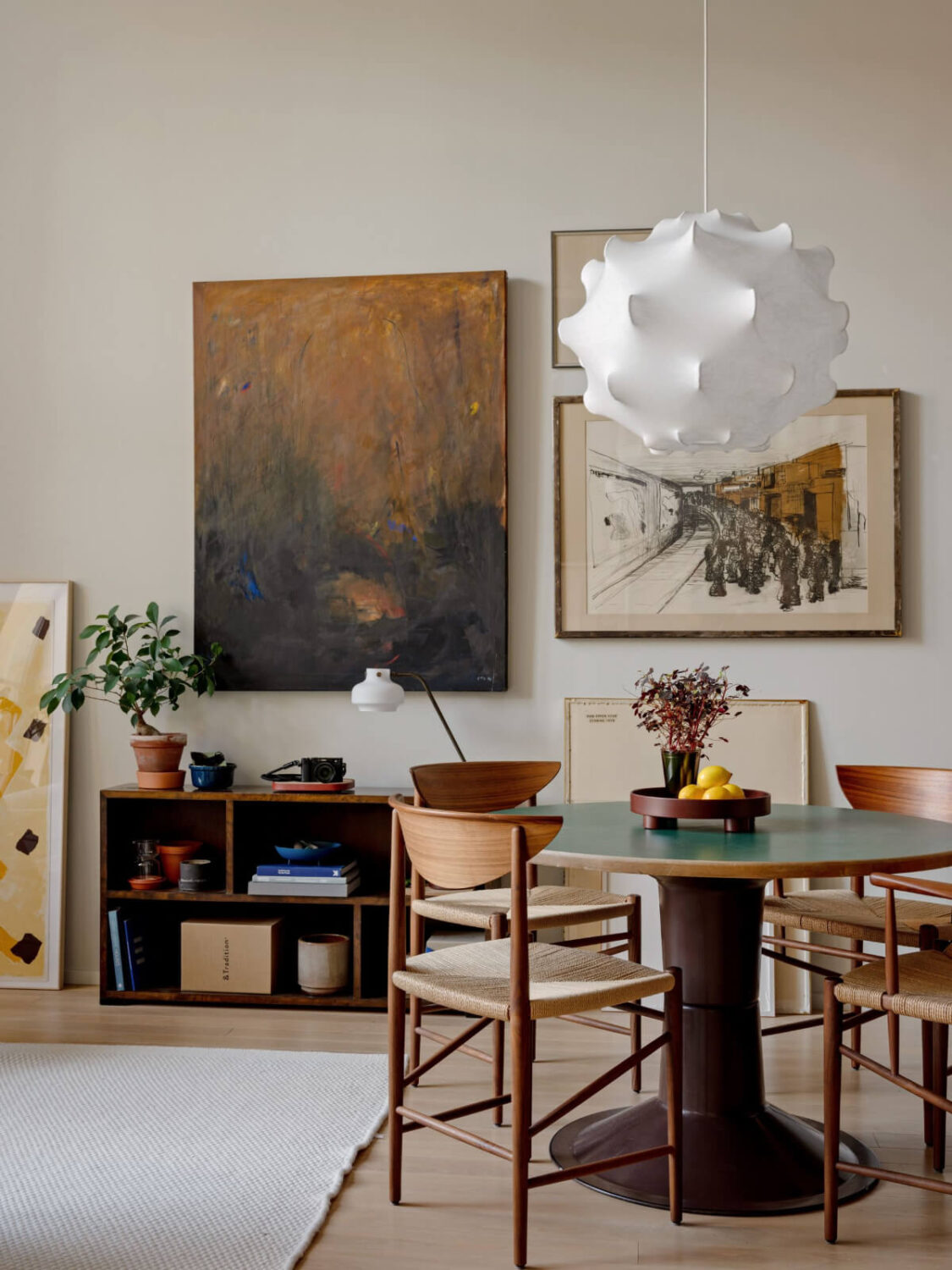 Best of 2025: Studio & Loft Apartments 42 round dining table and art