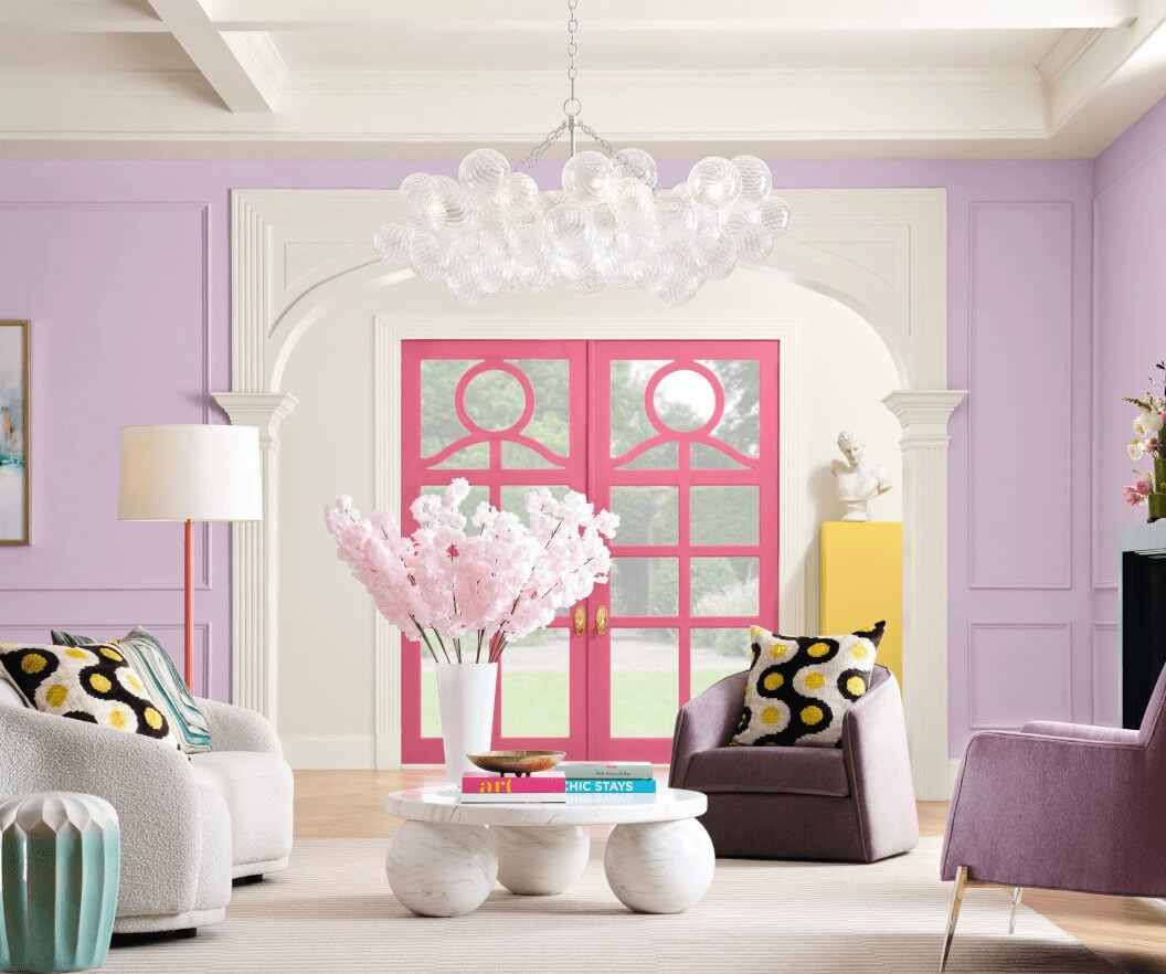 Sherwin-Williams Color Trends Forecast 2025 13 sherwin williams dragon fruit euphoric lilac Sherwin-Williams Color Trends Forecast 2025
