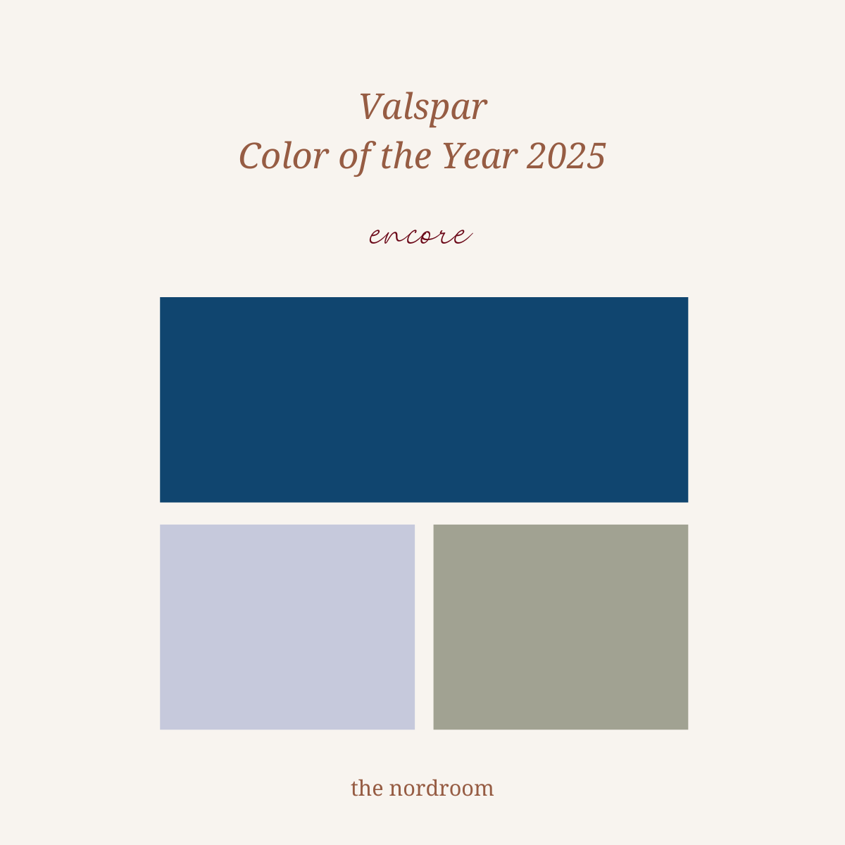 Valspar Color of the Year 2025: Encore 10 valspar color of the year 2025 encore nordroom