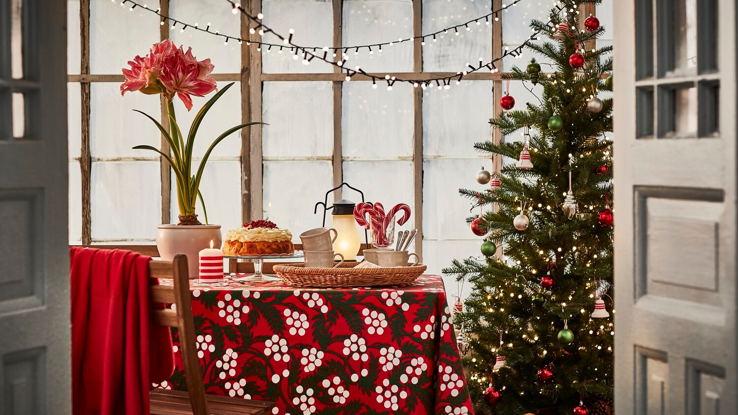 IKEA Christmas Collection 2024: A Magical Holiday Season 55 winter-garden-room-with-tree-ikea-christmas-collection-2024-nordroom
