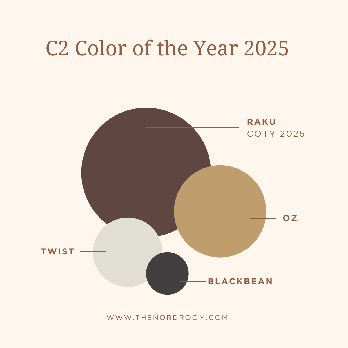 C2 Paint Color of the Year 2025: Raku 7 C2 color of the year raku nordroom C2 Paint Color of the Year 2025: Raku