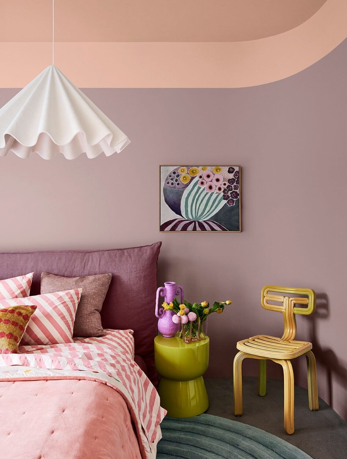 Dulux Colour Forecast 2025: Uplifting and Soothing Colour Palettes 5 Dulux_Colour_Forecast_2025_Emerge_palette bedroom nordoom